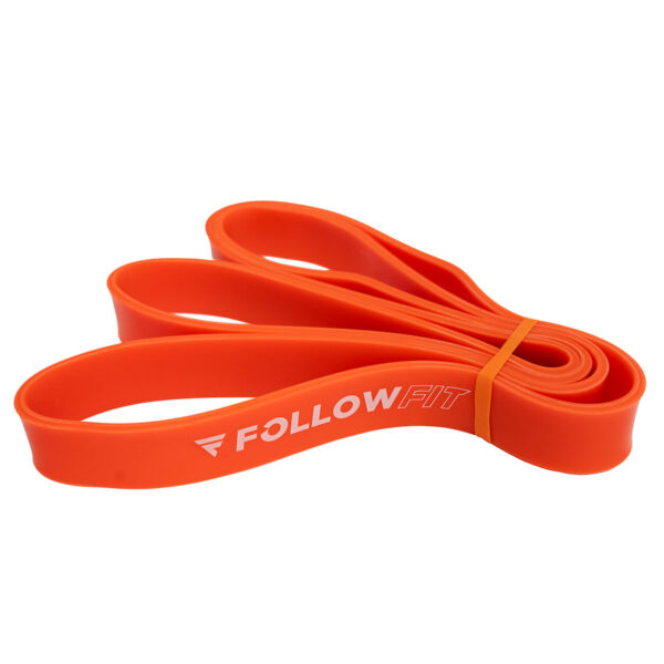 BANDA PARA DOMINADAS FOLLOW FIT NARANJA INTENSIDAD MEDIA