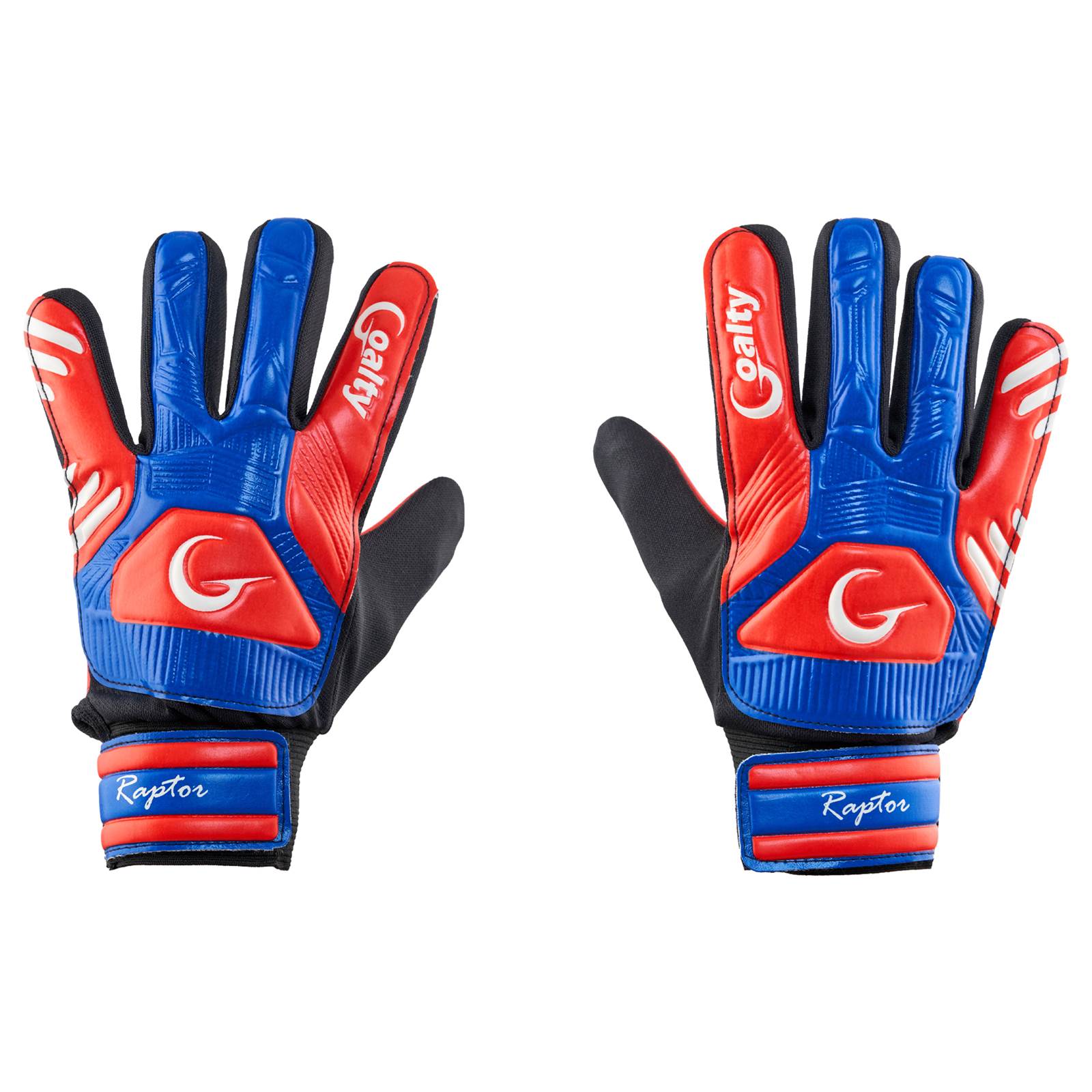 DEPORTES-ONCE-GOALTY-RAPTOR-GUANTES ROJOS FRENTE