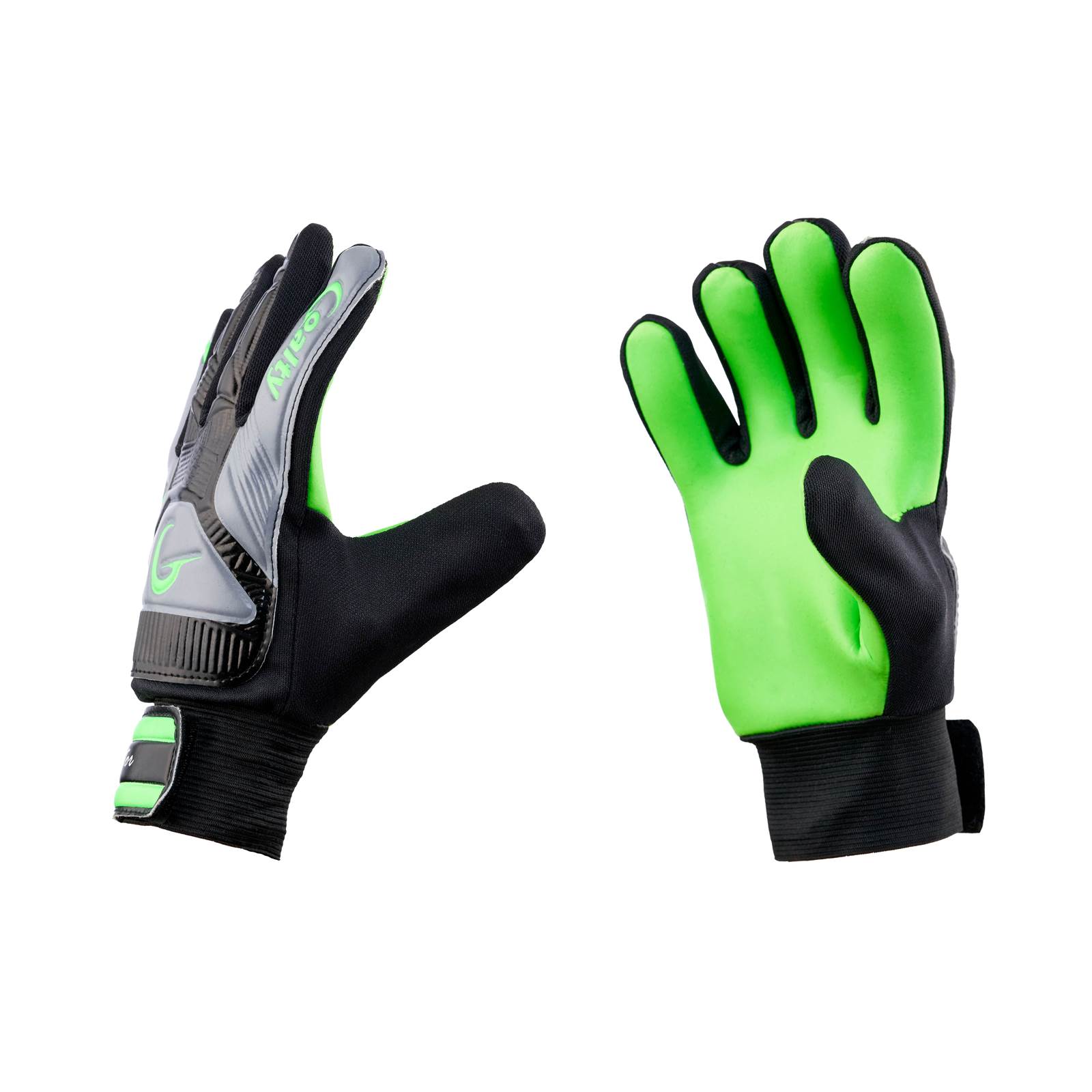 DEPORTES-ONCE-GOALTY-RAPTOR-GUANTES VERDES DIAGONAL