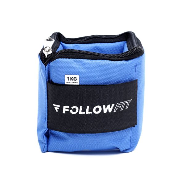 PAR TOBILLERAS CON CARGA REGULABLE FOLLOW FIT 1 KG