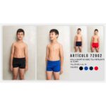 SHORT NIÑO LISO CON VIVO ART VAL-72920/2
