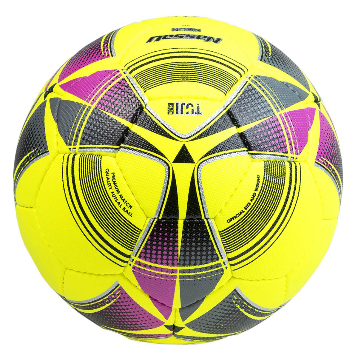 PELOTA-DE-FUTSAL-NASSAU-TUJI-NEON-64-CMS-DEPORTES-ONCE-2