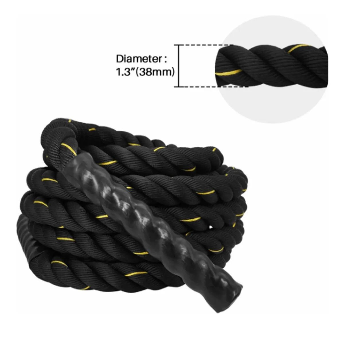 Soga Crossfit Ondas Battle Rope 38mm X 9m Entrenamiento Fit (3)