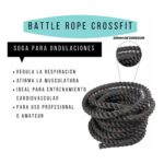 Soga Crossfit Ondas Battle Rope 38mm X 9m Entrenamiento Fit (4)