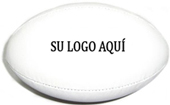 pelota de rugby con logo