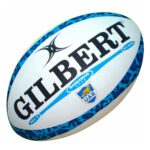 PELOTA DE RUGBY N°5 GILBERT MATCH BARBARIAN UAR OFICIAL TORNEO ARGENTINO