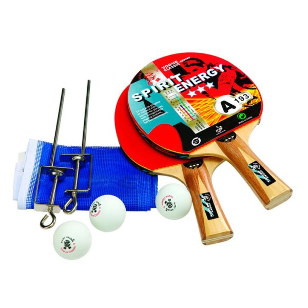 SET 2 PALETAS PING PONG 3* CON 3 PELOTAS + RED GIANT DRAGON