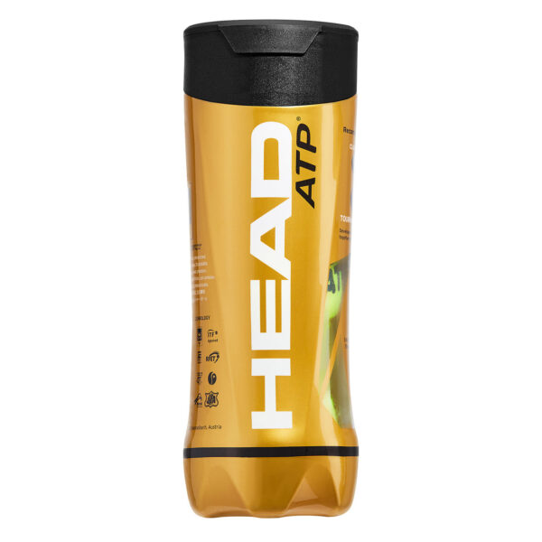 TUBO DE PELOTAS HEAD ATP GOLDEN BALL X 3