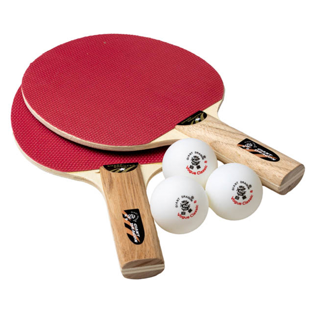 SET 2 PALETAS PING PONG 1* CON 3 PELOTAS GIANT DRAGON - GD- VC090101