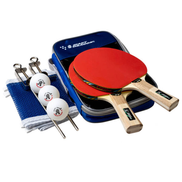 SET 2 PALETAS PING PONG 2* CON 3 PELOTAS + RED Y FUNDA GIANT DRAGON - GD- VGP090202