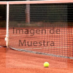 RED DE TENIS BANDA PVC, PARTE SIMPLE CON CABLE MALLA 4 x 4